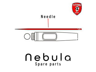 Titans Hobby pièce aérographe TTH058-17 Aiguille 0,3mm Nebula