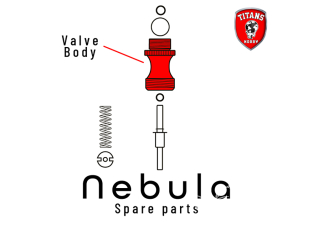 Titans Hobby pièce aérographe TTH058-24 Corps de valve Nebula