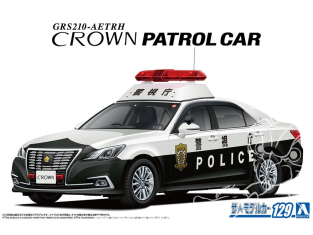 Aoshima maquette voiture 68731 Toyota Crown GRS210 Patrol Car Police 2016 1/24