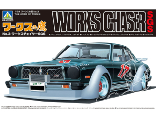 Aoshima maquette voiture 66515 Works Chaser SGS 1/24