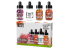 Green Stuff 13346 Set d&#039;encres acryliques Sunset Opaque 4 pots