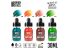 Green Stuff 13345 Set d&#039;encres acryliques Opaque Nature 4 pots