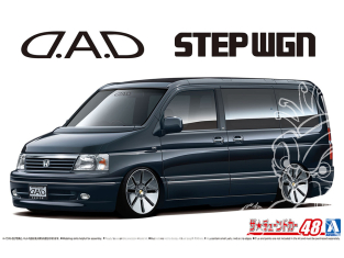 Aoshima maquette voiture 66706 Honda D.A.D. RF3 STEP WGN 2001 1/24