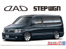 Aoshima maquette voiture 66706 Honda D.A.D. RF3 STEP WGN 2001 1/24