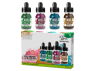 Green Stuff 13350 Set d'encres acryliques Transparent Transparent Shades 4 pots