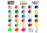 Green Stuff 13350 Set d&#039;encres acryliques Transparent Transparent Shades 4 pots