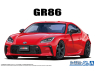 Aoshima maquette voiture 64214 Toyota GR86 ZN8 2021 Rouge 1/24