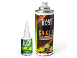 Green Stuff 13363 Colle cyanoacrylate avec Activateur
