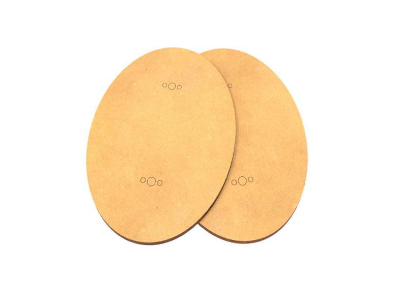 Green Stuff 13712 Socles OVALES 150x95mm en MDF