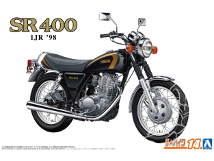 Aoshima maquette moto 64986 Yamaha SR400 1JR 1998 1/12
