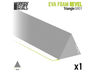 Green Stuff 13430 Bandes de mousse EVA Triangulaires 15 mm