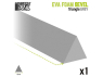 Green Stuff 13430 Bandes de mousse EVA Triangulaires 15 mm