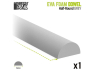 Green Stuff 13418 Bandes de mousse EVA Demi-Rondin 15mm