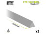 Green Stuff 13428 Bandes de mousse EVA Triangulaires 8 mm