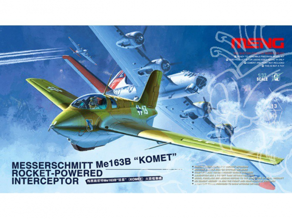 Meng maquette avion QS-001 MESSERSCHMITT Me-410a BOMBARDIER RAPIDE ALLEMAND 1944 1/48
