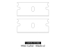 Liang Model outillage 0236b Lames pour coupe onglet x2