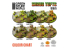 Green Stuff 13009 Touffes de Buissons 6mm Auto-Adhésif Vert foncé