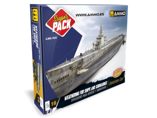 MIG Solution Set 7823 Super Pack Weathering pour navires et sous-marins