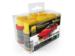 MIG peinture Cobra Motor 7866 Set peintures couleurs de Maranello Ferrari 6 x 30ml