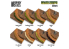 Green Stuff 13448 Bandes de gazon 12 mm Vert sec