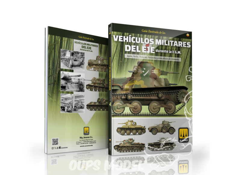 MIG Librairie 6309 Véhicules militaires de l'Axe WWII Guide illustré en Espagnol