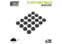 Green Stuff 13498 Demi-boules en plastique 12mm