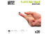 Green Stuff 13498 Demi-boules en plastique 12mm