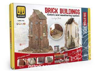 MIG Solution Box 7710 Batiments en brique Couleurs et Vieillissement - Livre Français (multilangues)