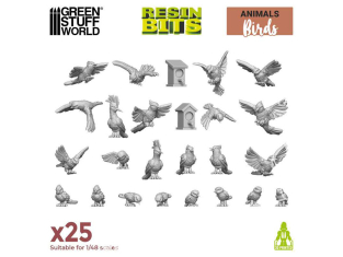 Green Stuff 12305 Oiseaux sauvages 1/48 1/35