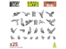 Green Stuff 12305 Oiseaux sauvages 1/48 1/35