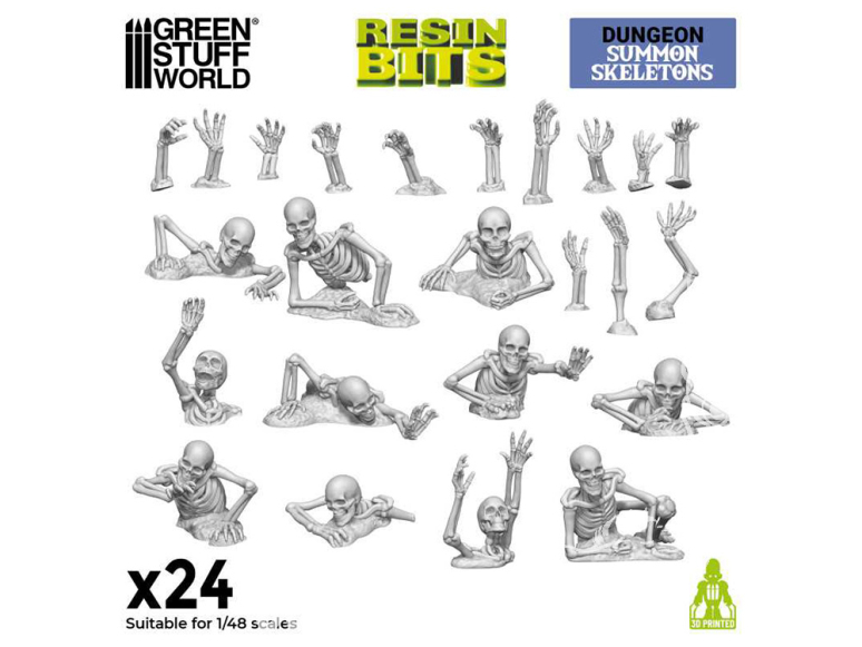 Green Stuff 12870 Invocation de squelettes 1/48