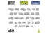 Green Stuff 13298 Piles de crânes 1/48