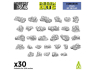 Green Stuff 13298 Piles de crânes 1/48