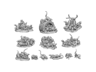 Green Stuff 13306 Essaims de rats 1/48-1:35