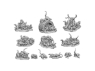 Green Stuff 13306 Essaims de rats 1/48-1:35