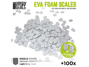 Green Stuff 5450 Écailles en mousse EVA Bouclier