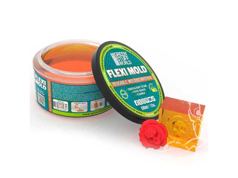 Green Stuff 5434 Flexi Mold Matériau réutilisable pour Moules
