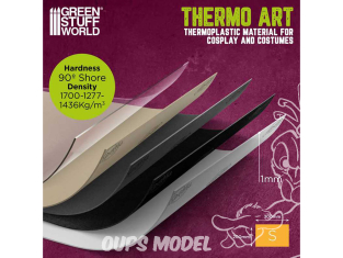 Green Stuff 14114 Échantillons de thermoplastique ThermoArt 200x300mm
