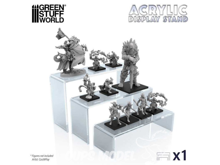 Green Stuff 4949 Présentoir plexiglas pour miniatures