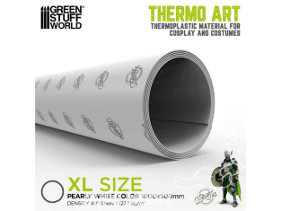 Green Stuff 14134 ThermoArt Pearly White 1000x500 mm XL