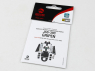 Red Fox Studio Tableaux de bord 3D avion RFQS-48201 JAS-39C Gripen Kitty Hawk 1/48