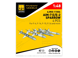 Ammo Mig Paveway Models A.MIG-11006 AIM-7 E/E-2 SPARROW x4 1/48