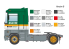 Italeri maquette camion 3969 Renault AE500 Magnum 1/24