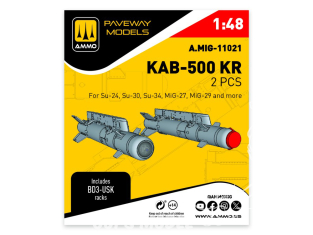 Ammo Mig Paveway Models A.MIG-11021 KAB-500 KR x2 1/48