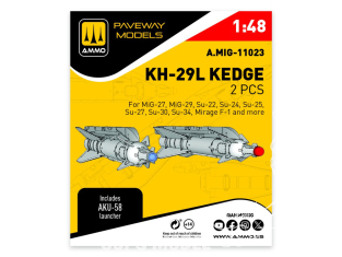 Ammo Mig Paveway Models A.MIG-11023 KH-29L KEDGE x2 1/48