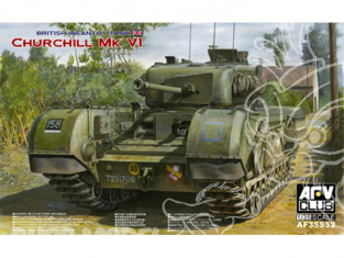 Afv Club maquette militaire 35S52 CHURCHILL Mk.IV canon de 75mm (édition limitée) 1/35