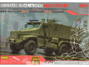 RPG-Model maquette militaire 35026 Véhicule blindé résistant aux mines Typhoon-U 6s21 v2 1/35