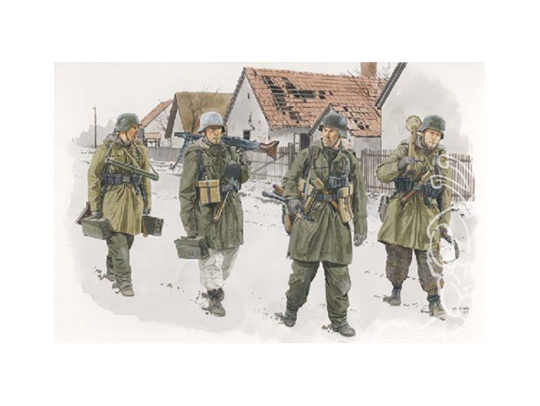 DRAGON maquette militaire 6194 Panzergrenadiers Wiking Division (Hongrie 1945) 1/35