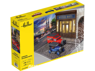 Heller maquette voiture 50330 Diorama Splendid Hotel 1/24