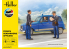 Heller maquette voiture 58751 STARTER KIT Officiers gendarmerie française inclus peintures principale colle et pinceau 1/24